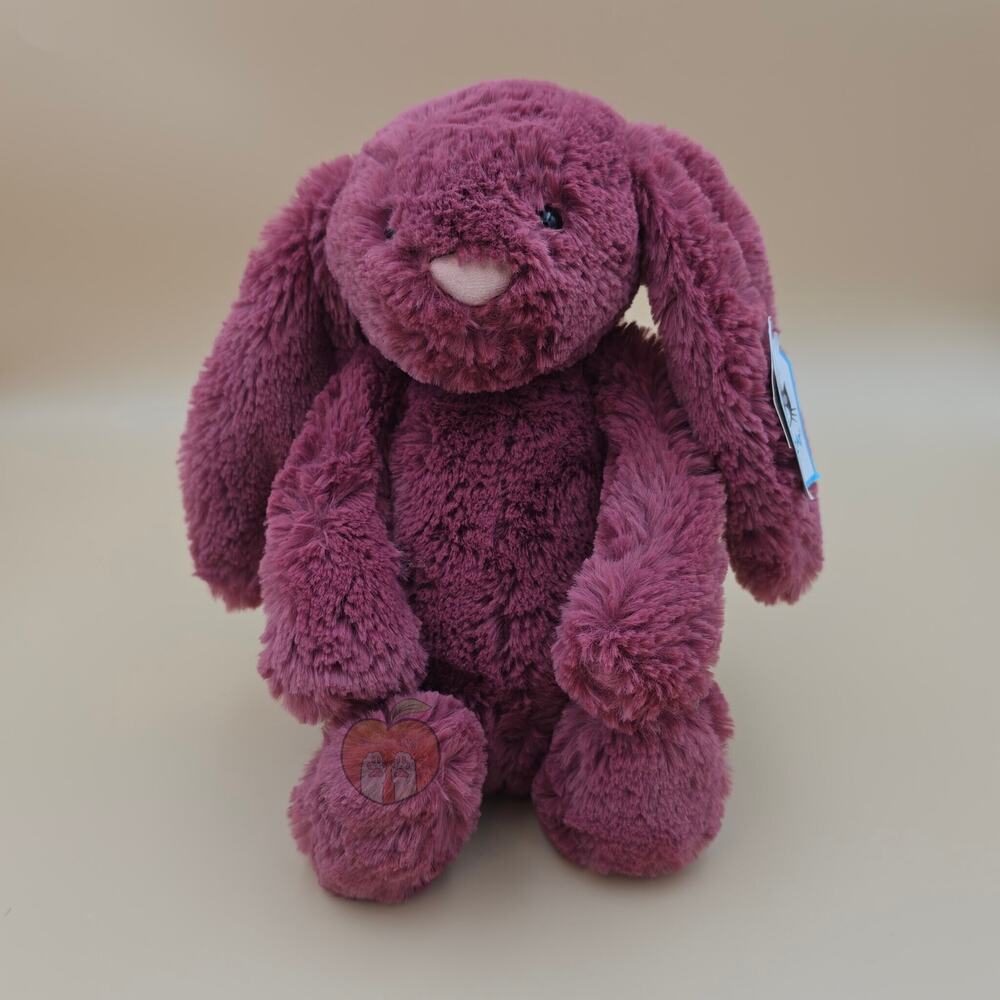 Jellycat Bashful Berry Bunny Medium - AUTHENTIC - NEW WITH TAGS